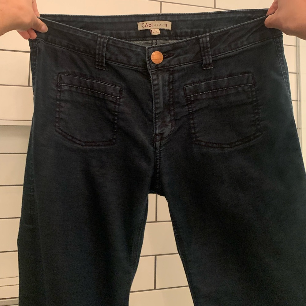 CAbi Jeans wide leg loose fit size 8.